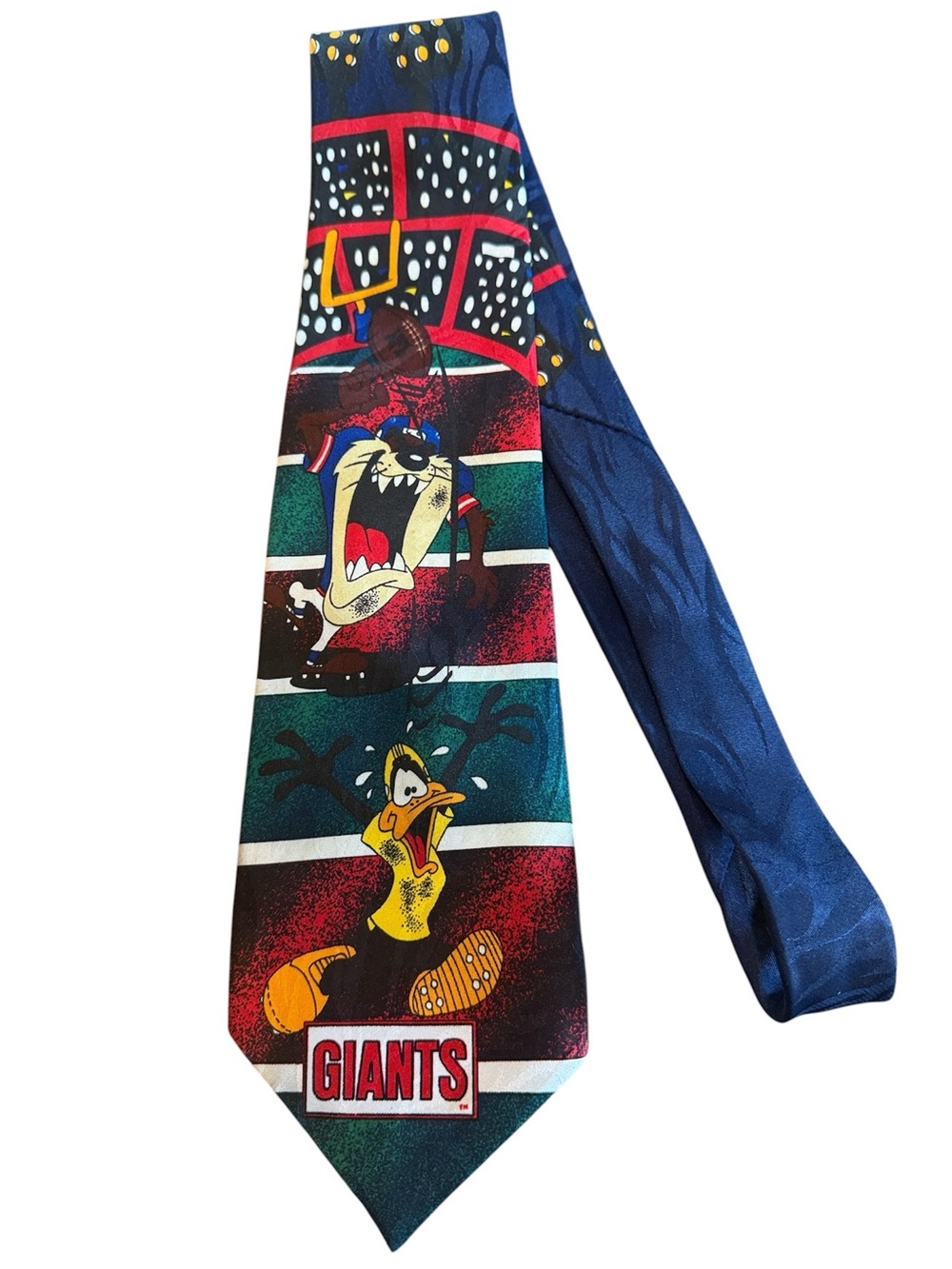 Vintage Molto Looney Toons Football Giants 1993 Neck Tie